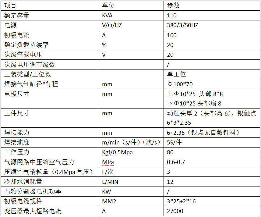 銀點靜觸頭中頻焊機B2