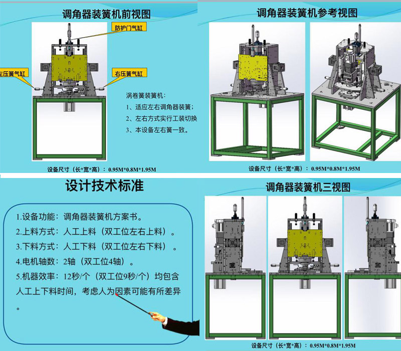 座椅調(diào)角器彈簧自動組裝機