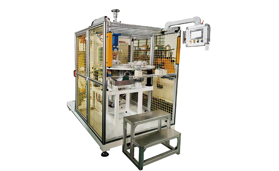 壓縮機(jī)殼體支架四工位凸焊機(jī)